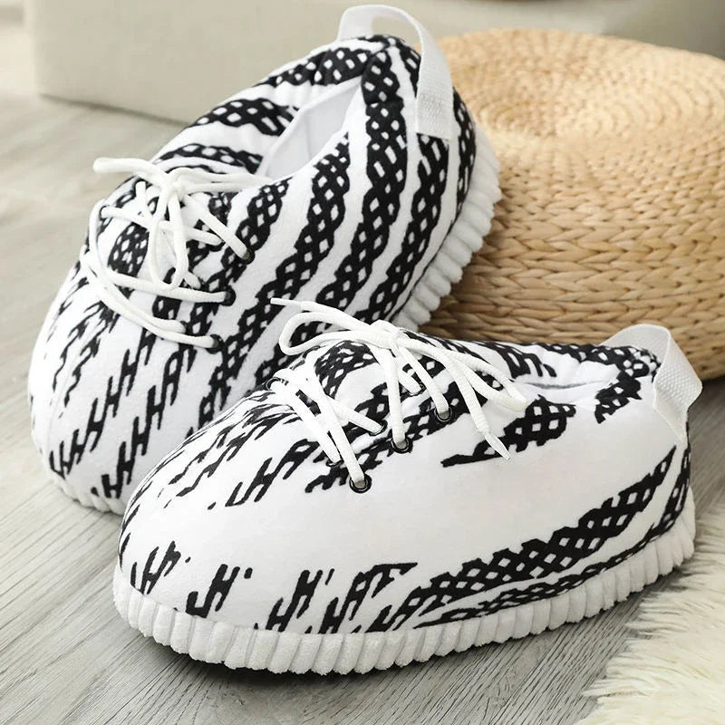 Schattige Cartoon Dier Plush Slippers - Gezellige Katoenen Winter Footwear voor Mannen en Vrouwen