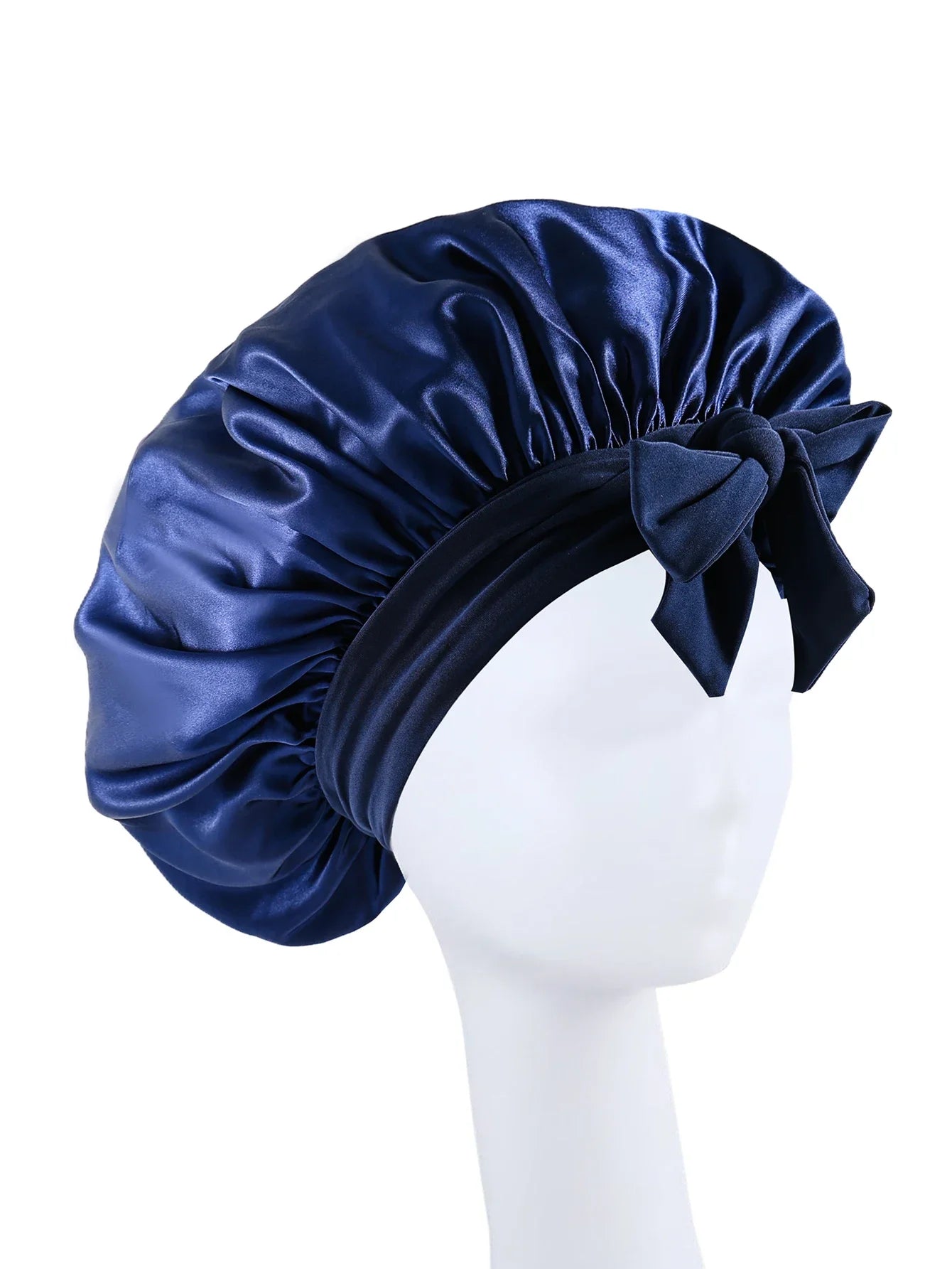 Premium Satin Sleep Bonnet – Overnight Hair Protection