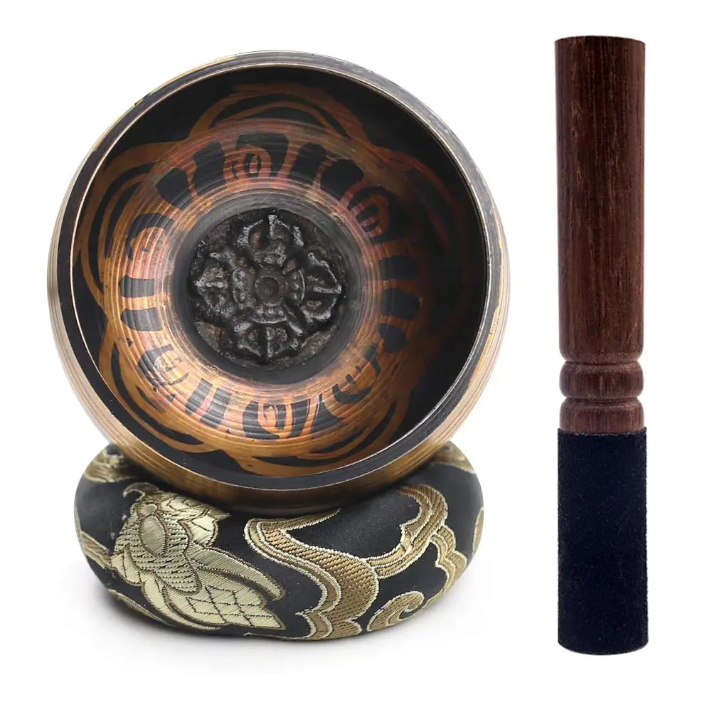 Lotus Tibetaalse Klankschaal Set – Het Perfecte Unieke Cadeau voor Meditatie, Yoga, Ontspanning, Chakra Healing en Mindfulness Praktijken