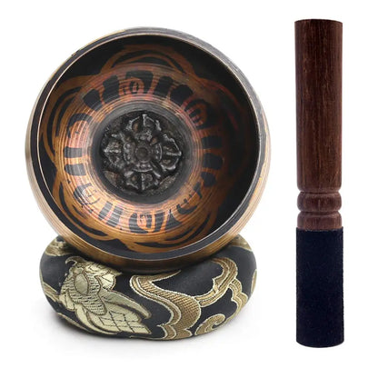 Lotus Tibetaalse Klankschaal Set – Het Perfecte Unieke Cadeau voor Meditatie, Yoga, Ontspanning, Chakra Healing en Mindfulness Praktijken
