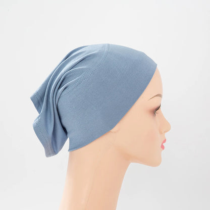 Chic en Stijlvol 56-Kleurige Vrouwen Binnen Hijab Tube Muts - Premium Bamboe Jersey Onderheadscarf voor Moslim Mode