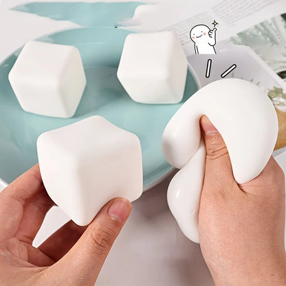 Squeezy Tofu Stressballen - Ultieme Sensorische Ontspanning voor Autisme, Stress en Angst! Perfecte Fidget Speelgoed voor Alle Leeftijden - Geweldige Bulk Cadeaus voor Kinderen en Volwassenen!