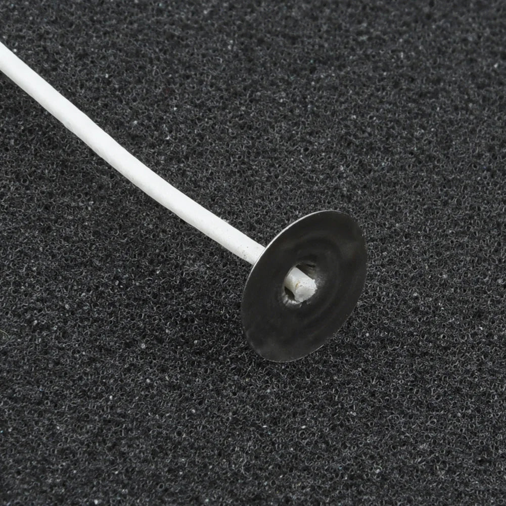Pre-Tabbed Cotton Candle Wicks | Metal Sustainer Wicks for Candle Making | DIY Candle Supplies