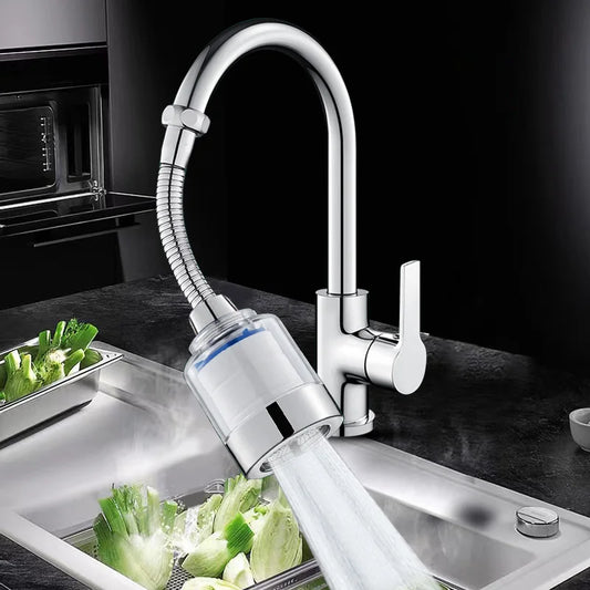 360° Universele Kraan Waterfilter - Hoch-Efficiënte, Verwijderbare Cartridge voor Keuken en Badkamer Purificatie