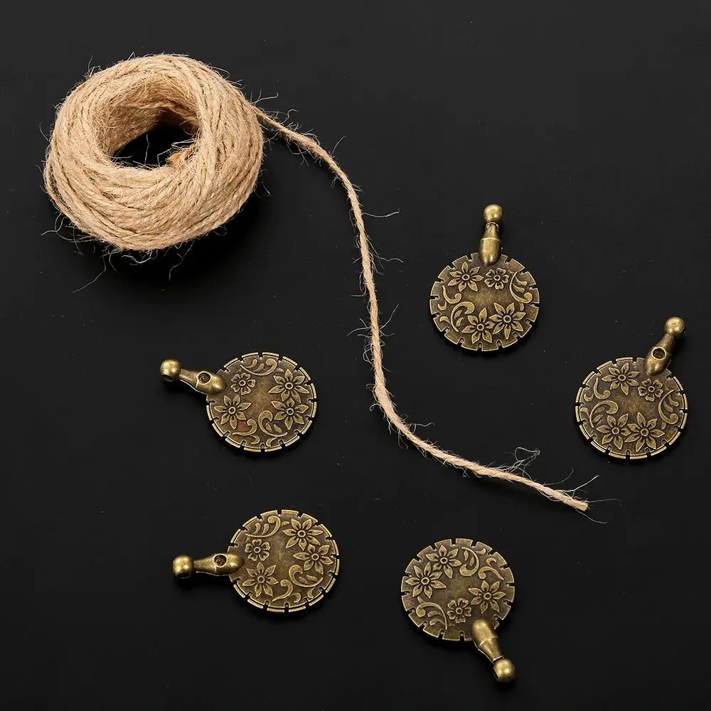 Coupe-fil rétro en métal accessoire couture broderie DIY pendentif coupe fil