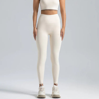 Stijlvolle Hoge Zwarte Leggings voor Vrouwen – T-Line Vrij, Heuplift, Buikcompressie, Perfect voor Yoga en Hardlopen!
