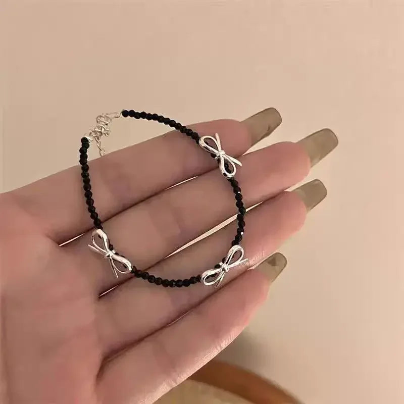 Charmante LATS Mode Zoete Strikarmbanden voor Vrouwen en Meisjes – Oogverblindende Ribbons Strik op een Stijlvolle Slangenketting – Perfecte Feest Sieraad Cadeau!