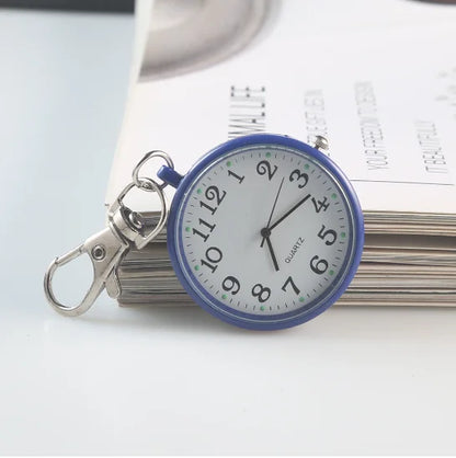 Charmante Vintage Pocket Watch Sleutelhanger Afstandsbediening Klok – Perfect voor Studenten en Medische Professionals!
