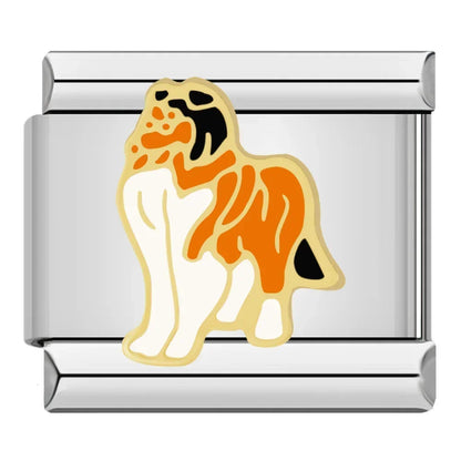 Charmante Liefde Eenhoorn & Olifant Vriendschap Bedels voor Vader - Perfect 9mm RVS Armband Sieraad Kit DJ026