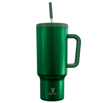 Meoky 40oz RVS Reistumbler - Stijlvolle Multi-Prints, Lekvrij Ontwerp, Perfect voor Koffie, Water en Cadeaus voor Onderweg!