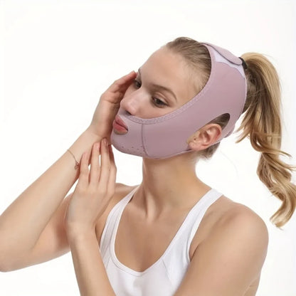 Revitaliserende V-Lijn Gezicht Slimmende Band voor Vrouwen - Anti-Rimpel Kin en Wang Lift Strap voor Ultieme Gezichtsmassage en Huidverzorging