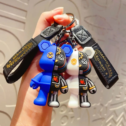 Schattige Cartoon Beer Sleutelhanger - Gepersonaliseerd Schattig Niche Pop Pendant voor Tassen en Accessoires - Perfect Decoratief Cadeau!