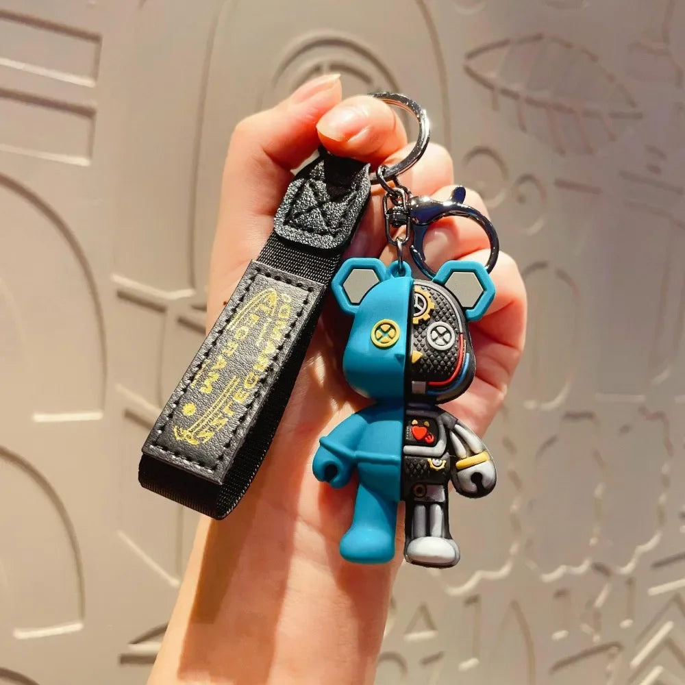Schattige Cartoon Beer Sleutelhanger - Gepersonaliseerd Schattig Niche Pop Pendant voor Tassen en Accessoires - Perfect Decoratief Cadeau!