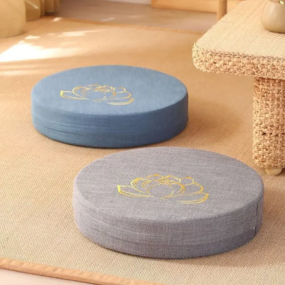 Deluxe 40x6cm Yoga Meditatiekussen - PEP Harde Textuur Rugsteun Kussen - Afneembare & Wasbare Japanse Tatami Mat