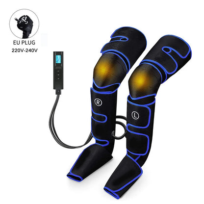 Ultieme Elektrische Spierontspanner voor de Benen - 6 Modes Luchtcompressie Herstellaarzen voor Lymfevrijgave, Voetvermoeidheidverlichting & Verzachtende Hitte Massagegerät