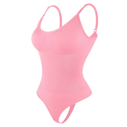 Luxe Verzachtende Bodysuit Shapewear voor Vrouwen – Volledige Lichaamsvormer met Stringontwerp, Zachte Sculptuur voor een Slanker Silhouet en Verbeterd Comfort