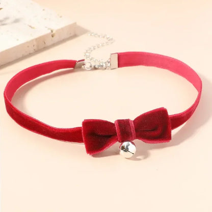 Elegante Vintage Fluwelen Parels Choker - Korte Zwarte Sleutelbeen Kraag Ketting voor Vrouwen - Perfecte Gotische Accessoire