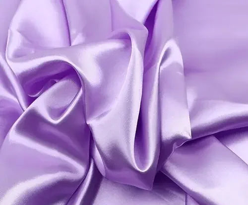 Satin Imitation Silk Fabric 150cm Wide Polyester Lining Cloth for Dresses Decor DIY Sewing by Meter