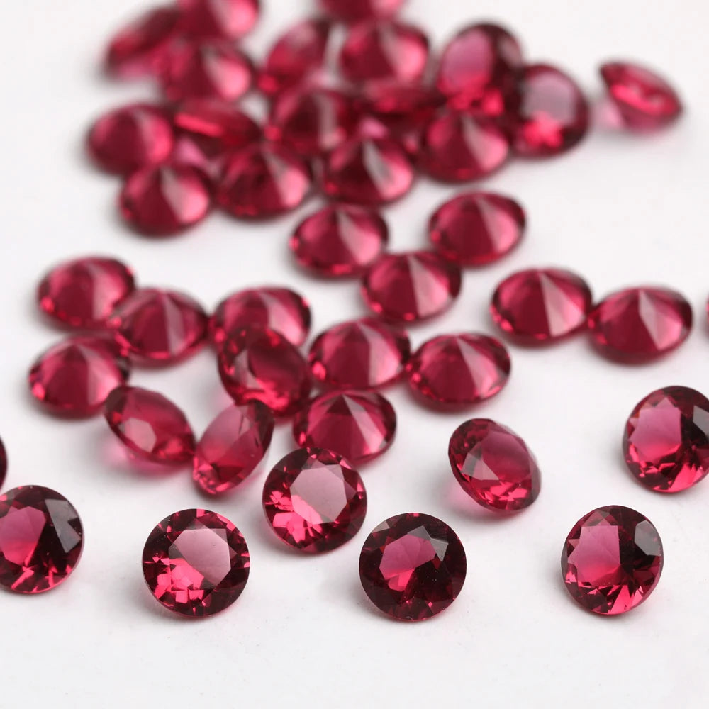 50 Pieces of 4-10mm Round Pointback Rhinestones Crystal Glue On Zirconia Stones for Jewelry Making Nail Art Garment Decoration