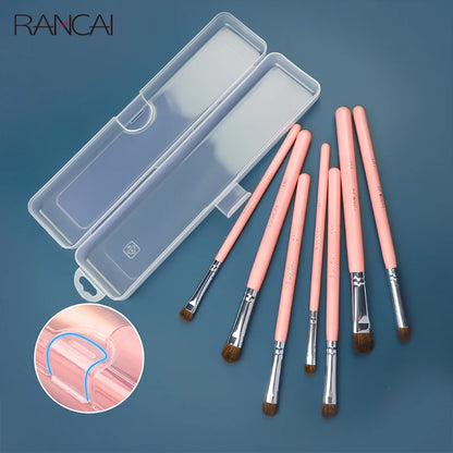 Chique Draagbare Make-up Kwasten Organizer met Deksel - Stijlvolle Opslag voor Wenkbrauwpotloden, Pinnen & Schoonheidstools!