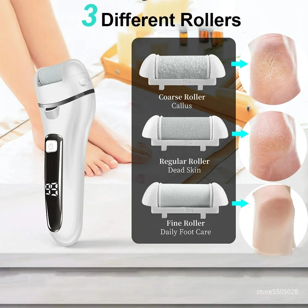 Ultieme Elektrische Vijl Pedicure Tool: Professionele Voetvijl voor Zachte, Gladde Hielen - Verwijdert Effectief Dode Huid en Eelt