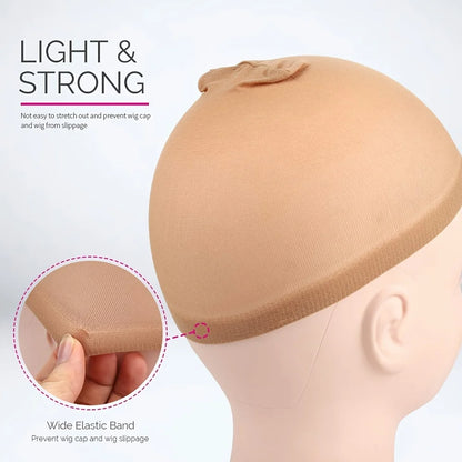 Premium HD Haarnetten - Antislip Rekbare Nylon Hoofdmutsen voor Vrouwen (4/10/40 stuks) - Zacht, Ademend en Gesloten Ontwerp