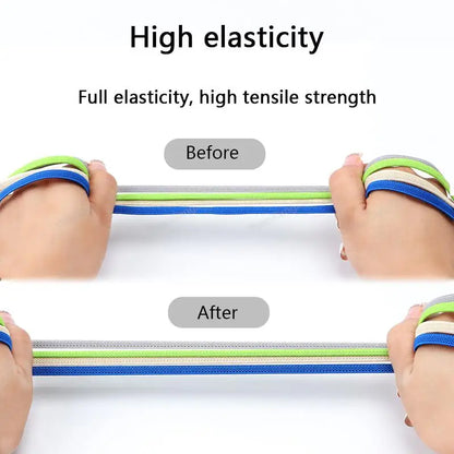 Moeteloze Elastische Geen-Knoop Veters voor Sneakers - Perfecte Pasvorm voor Kinderen en Volwassenen!