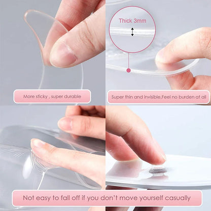 Verfris je uitstraling met herbruikbare silicone borst- en dekolleté pads - Volledige set voor gezicht en ogen voor vrouwen en meisjes