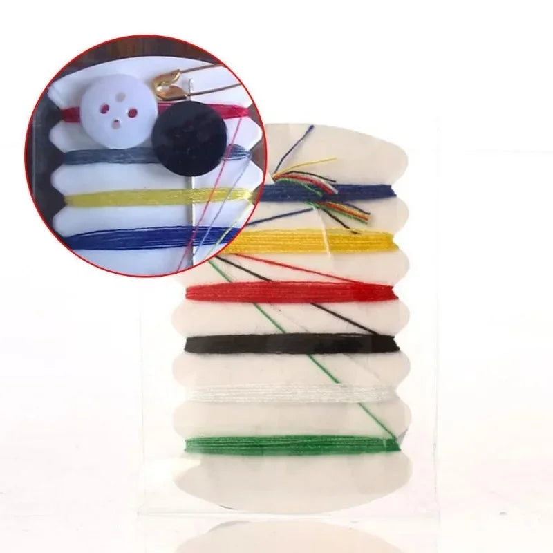 Mini kit de couture voyage aiguilles fils boutons épingles lot 20 à 100 pièces DIY