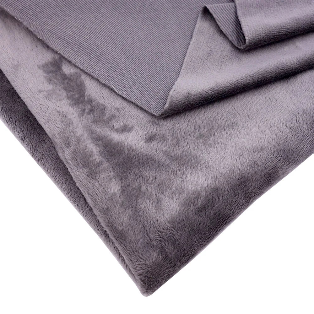Super Soft Plush Minky Fabric Solid Color Fleece for Dolls Toys DIY Sewing Patchwork Home Textile