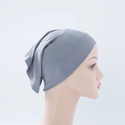 Chic en Stijlvol 56-Kleurige Vrouwen Binnen Hijab Tube Muts - Premium Bamboe Jersey Onderheadscarf voor Moslim Mode