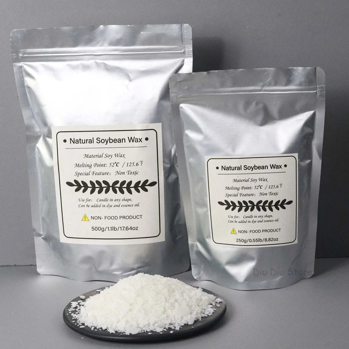 Natural Soy Wax for Candle Making | Soy Candle Wax Flakes for Containers, Pillars & DIY Candles | 100g–1000g