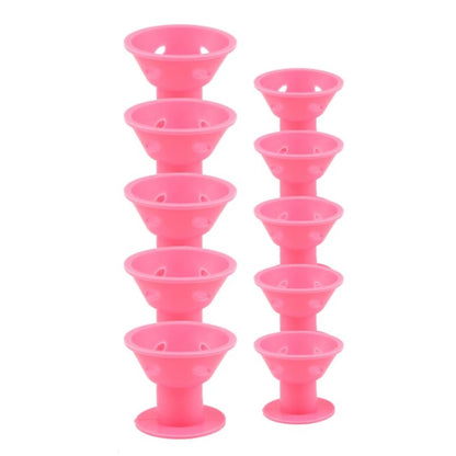 Ontdek 10 Luxe Warmtevrije Haarrollers – Moeiteloze Zachte Siliconen Rollers voor Dromerige Krullen Terwijl Je Slaapt! Perfecte Haarestylingtools voor een Prachtige Golflook!
