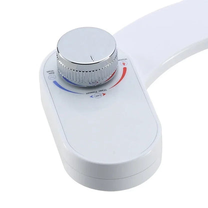 Slanke Ultra-Dunne Bidetbevestiging voor Toilet - Verstelbare Waterdruk en Niet-Elektrisch Ontwerp voor een Verfrissende Schoonmaak