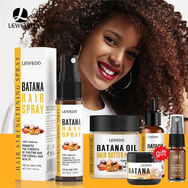 Voedende Batana Haar Groei & Verdikkingsspray - 30ml Hydraterende Behandeling voor Sterker, Gezonder Haar en Haaruitvalpreventie