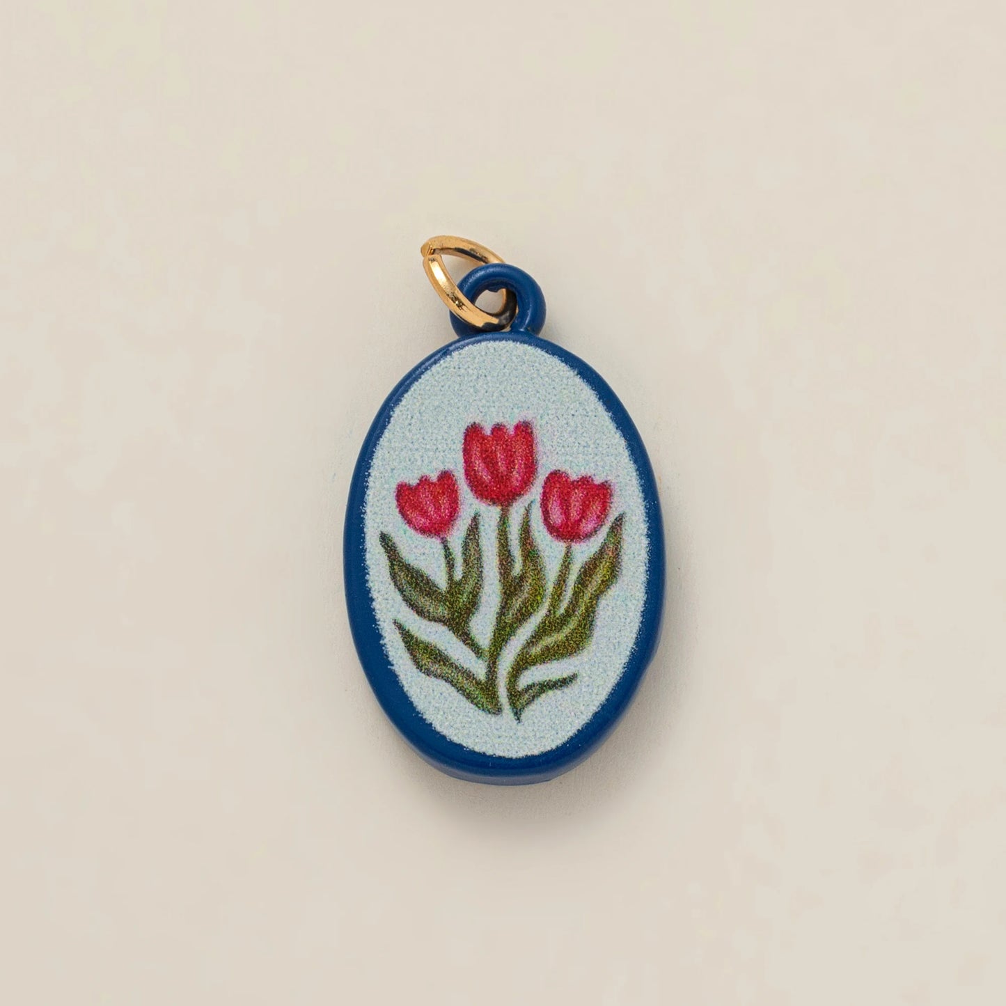 Flower Enamel Charms Tulip Fruit Pendants DIY Jewelry