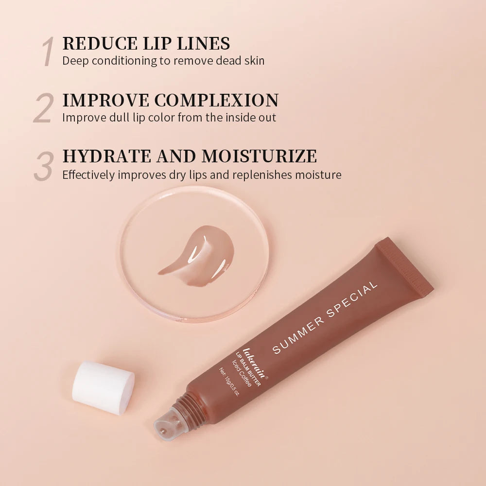 Luxe Hydraterende Lippenboter Balsem Set - 4 Stuks voor Volle, Glanzende Lippen met Diepe Hydratatie en Glans