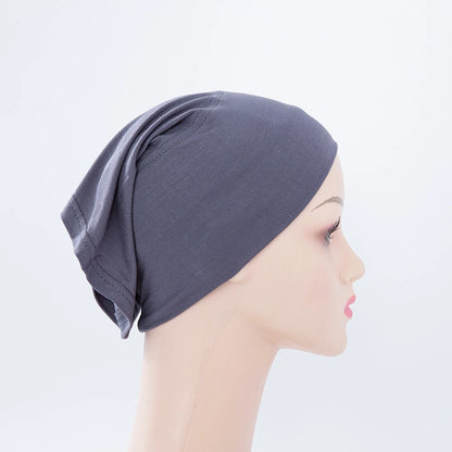 Chic en Stijlvol 56-Kleurige Vrouwen Binnen Hijab Tube Muts - Premium Bamboe Jersey Onderheadscarf voor Moslim Mode