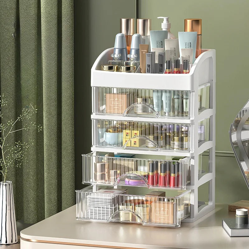 Elegante Acryl Make-up Organizer - Duidelijke Cosmetische Opslagoplossing voor uw Toilettafel