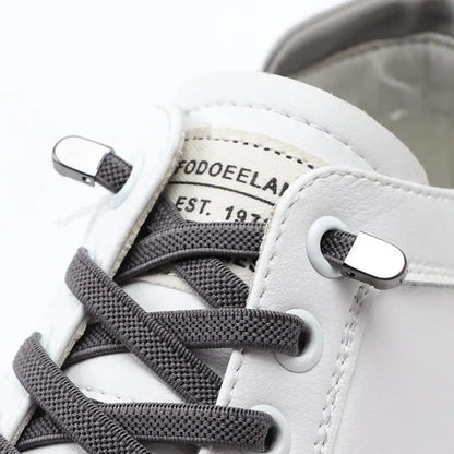 Moeteloze Elastische Geen-Knoop Veters voor Sneakers - Perfecte Pasvorm voor Kinderen en Volwassenen!