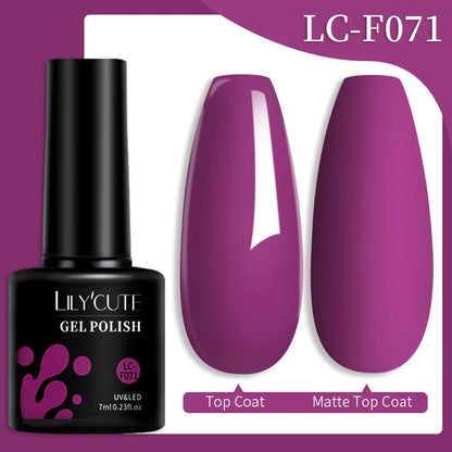 LILYCUTE 7ML Snelle-Extensions Nagelgel - Semi-permanente Acryl Kristalwit & Helder Nude Nagellak voor Prachtige UV Opbouw