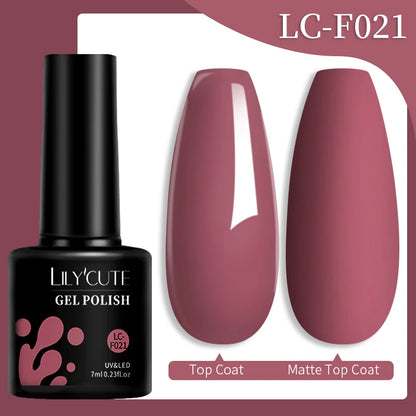 LILYCUTE 7ML Snelle-Extensions Nagelgel - Semi-permanente Acryl Kristalwit & Helder Nude Nagellak voor Prachtige UV Opbouw