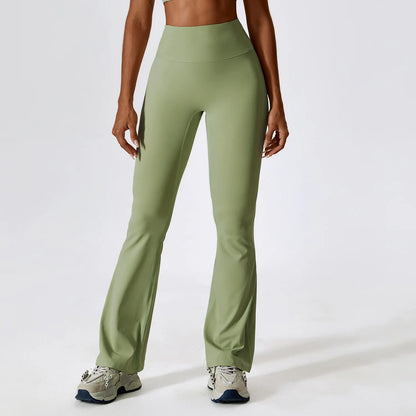 Stijlvolle Hoge Taille Flared Leggings voor Dames - Perfect voor Yoga, Gym en Dans!