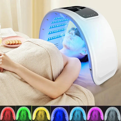 Verjong je huid met het 7-kleuren LED gezichtsmasker PDT apparaat – Perfect voor spa-behandelingen en thuis schoonheidsverzorging