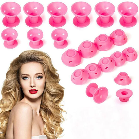 Ontdek 10 Luxe Warmtevrije Haarrollers – Moeiteloze Zachte Siliconen Rollers voor Dromerige Krullen Terwijl Je Slaapt! Perfecte Haarestylingtools voor een Prachtige Golflook!