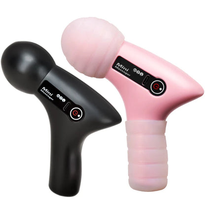 Ultieme Diepe Weefsel Massagepistool - USB Oplaadbaar, Draagbare Volledige Lichaams Spierontspanning, 4-Snelheid Verstelbare Fascie Massageapparaat in Chic Roze en Zwart