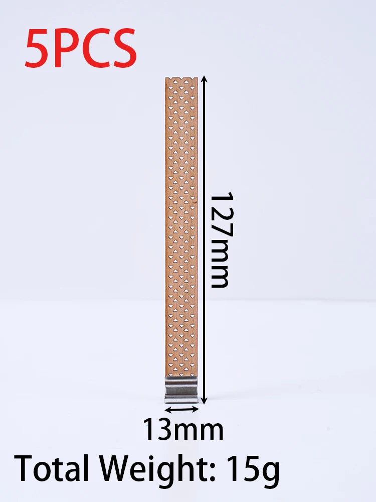 Smokeless Wood Candle Wicks with Metal Clips Multiple Sizes Wooden Wicks for Soy Wax DIY Candle Making