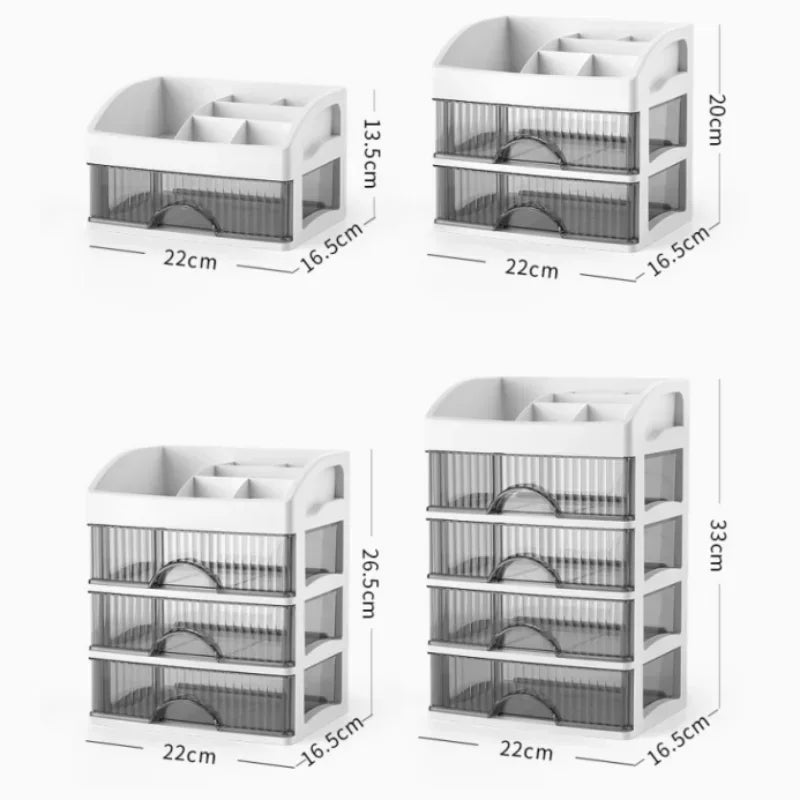 Elegante Acryl Make-up Organizer - Duidelijke Cosmetische Opslagoplossing voor uw Toilettafel