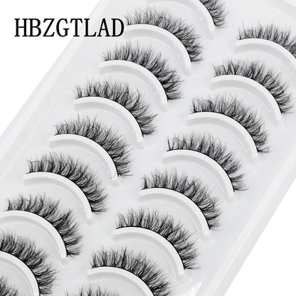 Verhoog je uitstraling met 10 paar luxe natuurlijke lange 3D nerts valse wimpers - Perfect voor make-up liefhebbers!