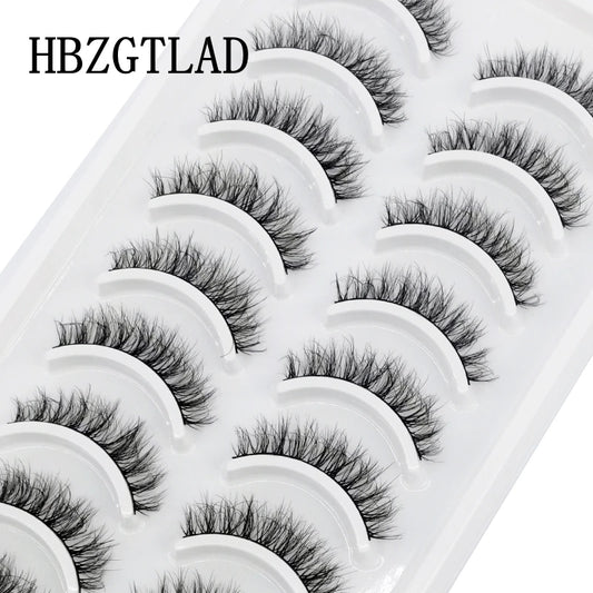 Verhoog je uitstraling met 10 paar luxe natuurlijke lange 3D nerts valse wimpers - Perfect voor make-up liefhebbers!